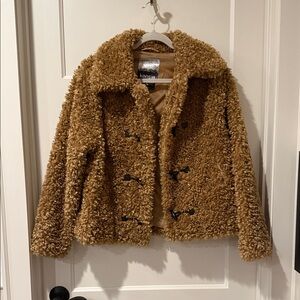 Kensie Tan Faux Fur Jacket